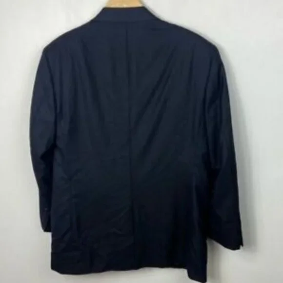 Brooks Brothers 1818 Madison Navy Blue 100% Wool Blazer Size 42R 36W Sports Coat - Picture 2 of 11